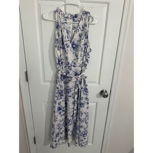 Emma & Michele Floral‎ Print Sleeveless Dress Ladies Size M